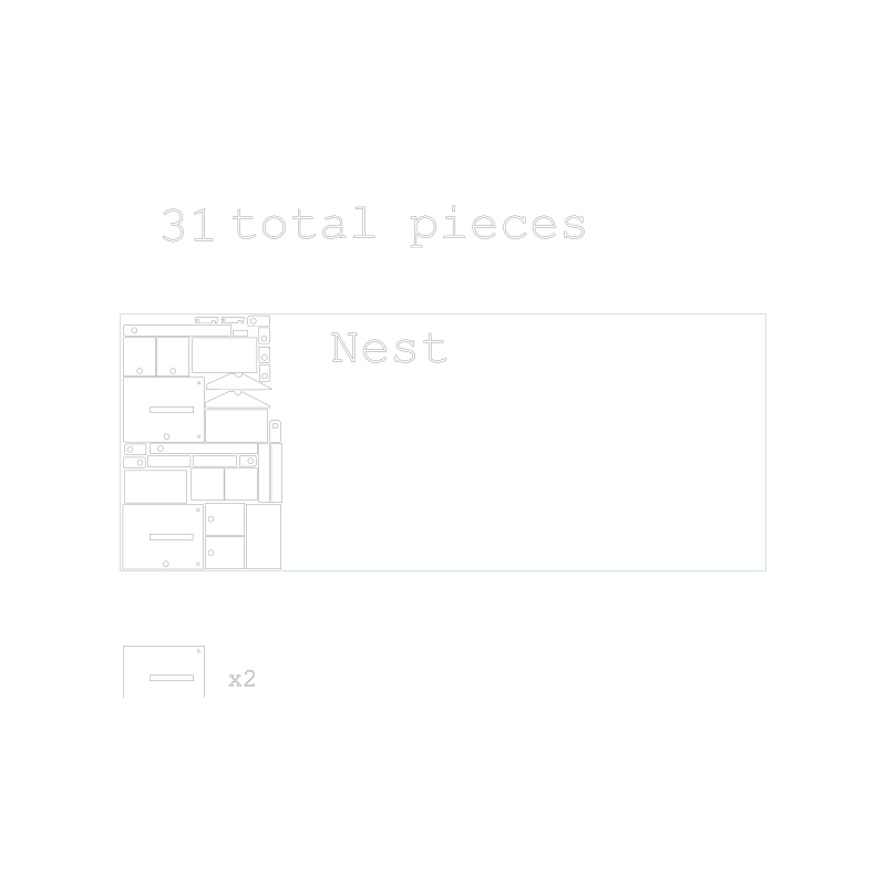 Mon fichier DXF - ref : 240403-345980   / Acier standard