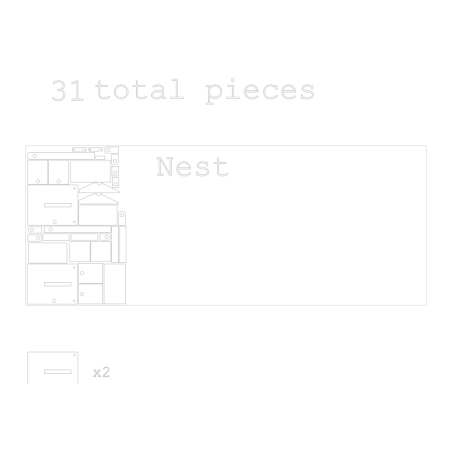 Mon fichier DXF - ref : 240403-345980   / Acier standard